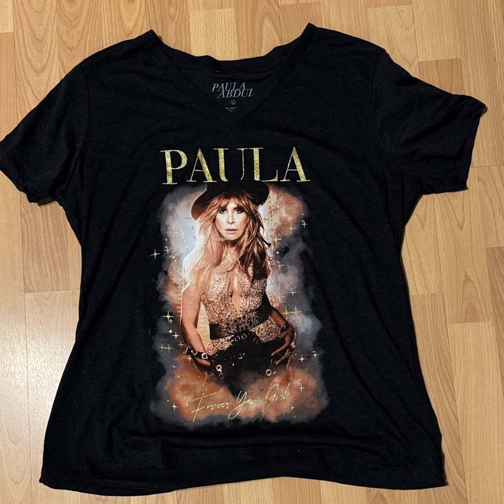 Paula Abdul T-shirt size Large graphic tee